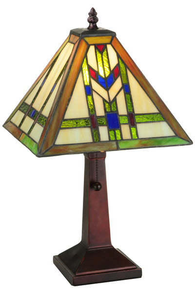 Meyda Lighting 139973 17.5"H Prairie Wheat Table Lamp