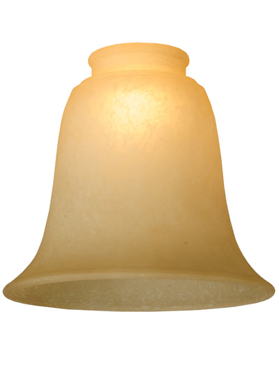 Meyda Lighting 140920 5.5"W X 4.75"H Bell Carmel Speck Shade