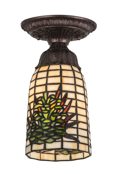 Meyda Lighting 190970 5"W Pine Barons Flushmount