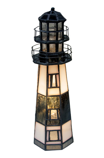 Meyda Lighting 20537 9.5"H The Lighthouse on Montauk Point Accent Lamp