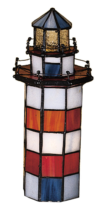 Meyda Lighting 20538 10"H The Lighthouse on Hilton Head Accent Lamp