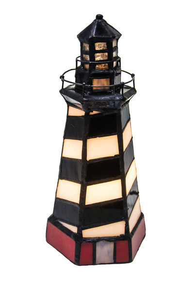 Meyda Lighting 20539 10"H The Lighthouse on Cape Hatteras Accent Lamp