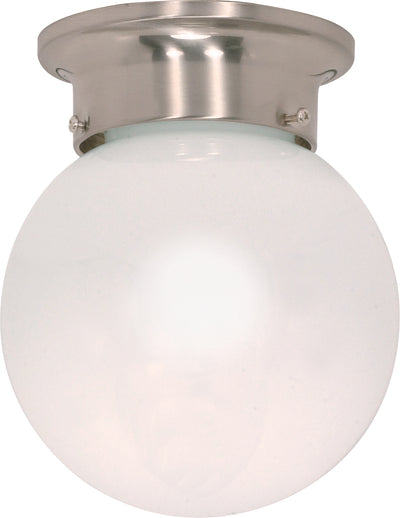 Nuvo Lighting 60/245 1 Light 6 Inch Ceiling Mount White Ball