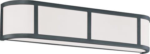 Nuvo Lighting 60/2973 Odeon 3 Light Wall Mount Sconce Sconce with Satin White Glass