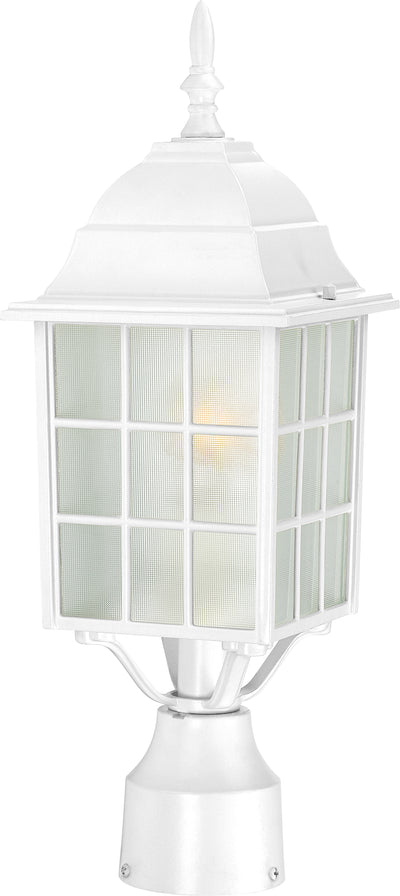 Nuvo Lighting 60/4907 Adams 1 Light 17 Inch Outdoor Post with Frosted Glass
