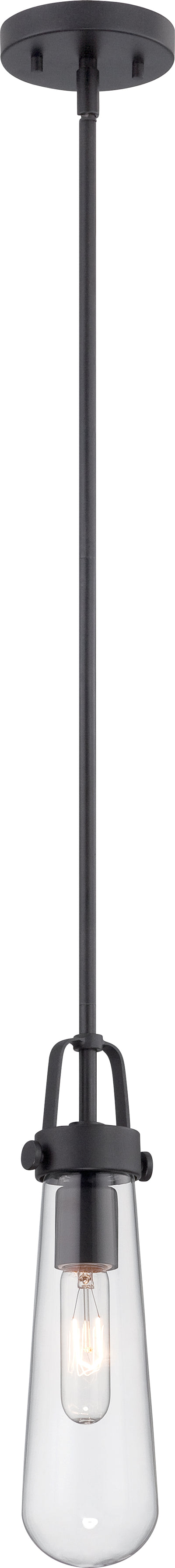 Nuvo Lighting 60/5362 Beaker 1 Light Mini Pendant with Clear Glass