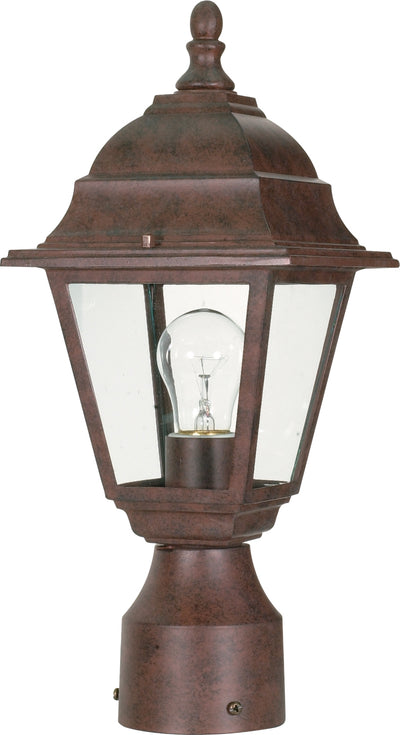 Nuvo Lighting 60/547 Briton 1 Light 14 Inch Post Lantern with Clear Glass