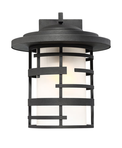 Nuvo Lighting 60/6403 Lansing 1 Light 14 Inch Outdoor Wall Mount Sconce Lantern with Etched Glass