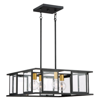 Nuvo Lighting 60/6414 Payne 4 Light Pendant with Clear Beveled Glass