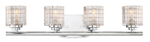 Nuvo Lighting 60/6444 Votive 4 Light Vanity with Clear Glass