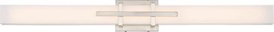 Nuvo Lighting 62/875 Grill Triple LED Wall Mount Sconce Sconce Polished Nickel Finish White Acrylic Lens