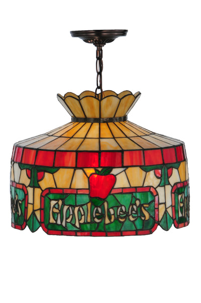 Meyda Lighting 79763 16"W Personalized Applebee's Pendant
