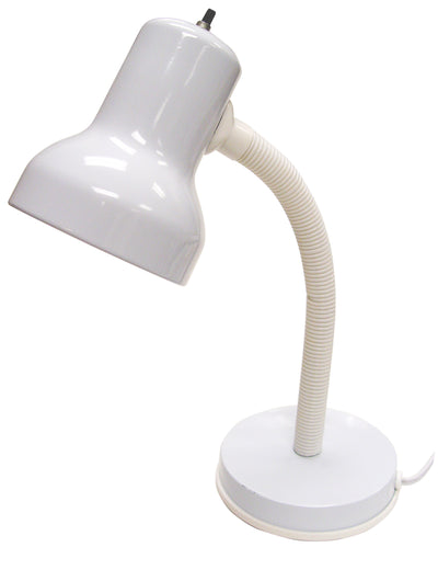 Nuvo Lighting SF77/538 Goose Neck Desk Lamp White Finish