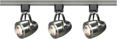 Nuvo Lighting TK417 Track Lighting Kit 12 watt LED 3000K 36 degree Pinch back Brushed Nickel finish