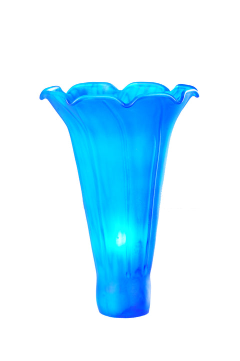 Meyda Lighting 10202 3"W x 5"H Blue Lily Shade