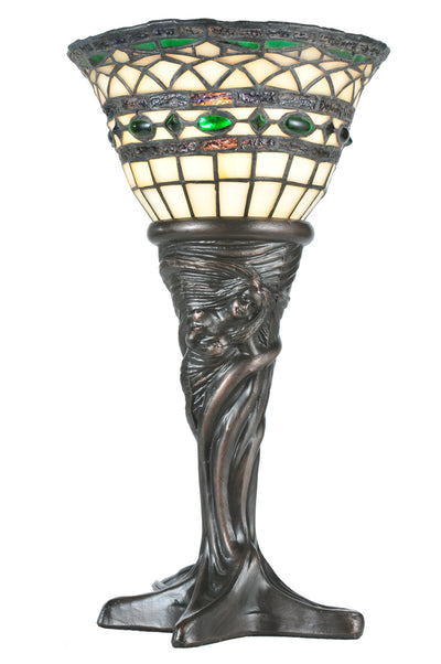 Meyda Lighting 108936 14"H Tiffany Roman Mini Lamp