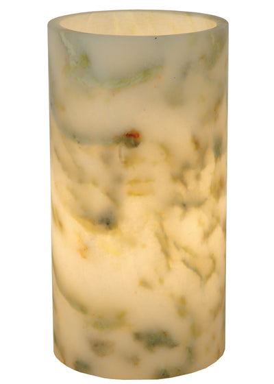 Meyda Lighting 114797 3.5"W Cylindre Light Green Jadestone Shade