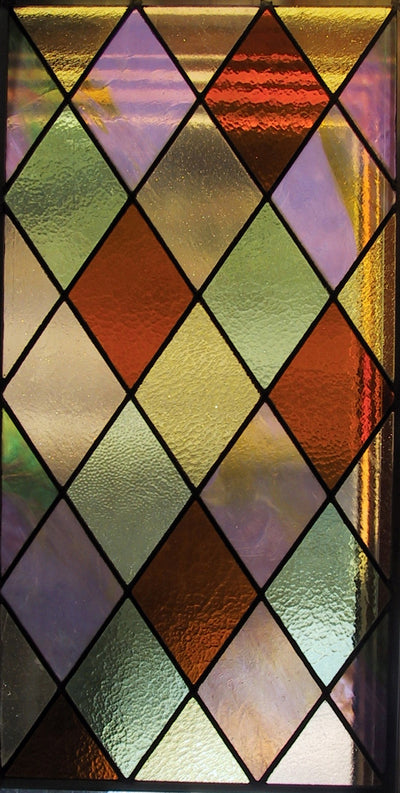 Meyda Lighting 115530 11.25"W X 41.5"H Tudor Stained Glass Window