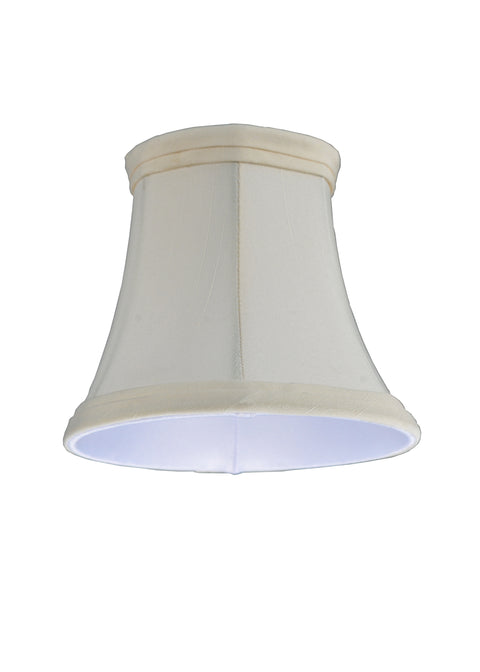 Meyda Lighting 116568 5"W X 4.5"H Trumpet Cream Fabric Shade