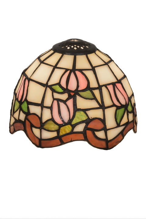 Meyda Lighting 11835 7"W Roseborder Shade