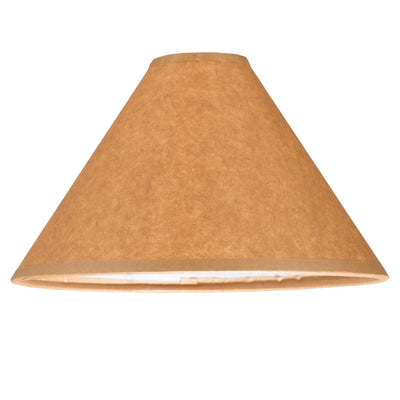Meyda Lighting 118856 8"W X 5"H Parchment Brown Shade