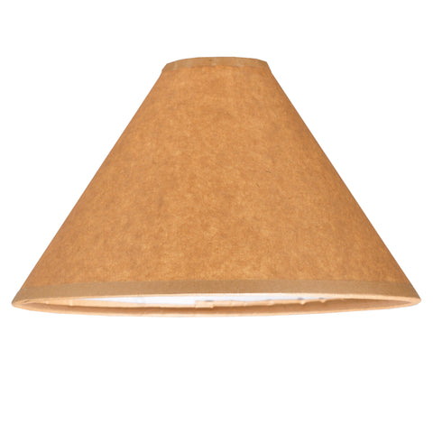 Meyda Lighting 118856 8"W X 5"H Parchment Brown Shade