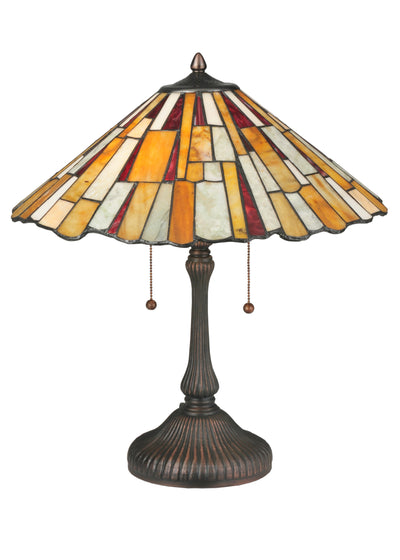 Meyda Lighting 120600 23"H Delta Jadestone Table Lamp