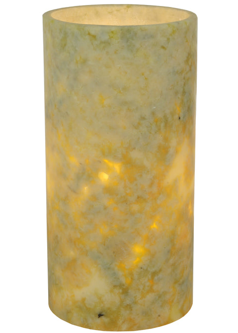 Meyda Lighting 121712 4"W Cylindre Light Green Jadestone Shade