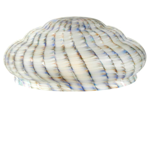 Meyda Lighting 12232 14"W X 5.5"H PEACOCK 3 TEIR SHADE