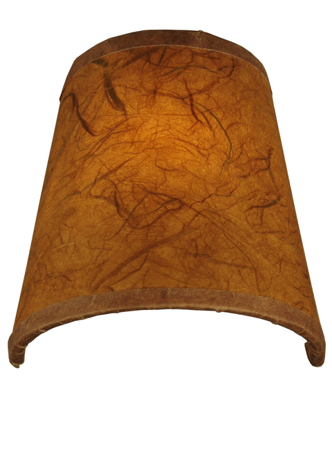 Meyda Lighting 122568 4"W X 4"H Parchment Copper Kozo Shade