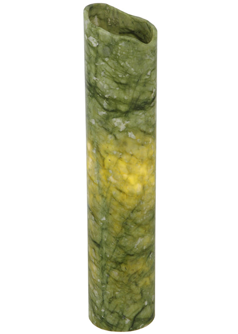 Meyda Lighting 123465 3.4"W Cylindre Green Jadestone Shade