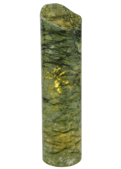 Meyda Lighting 123474 4"W Cylindre Green Jadestone Shade