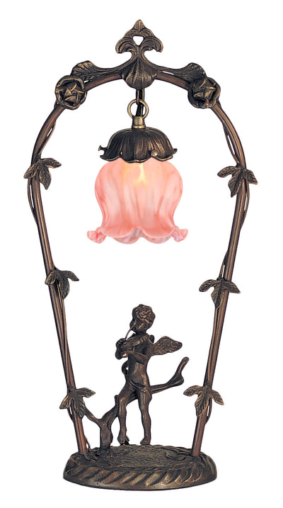 Meyda Lighting 12592 19"High Pink Cherub with Violin Accent lamp
