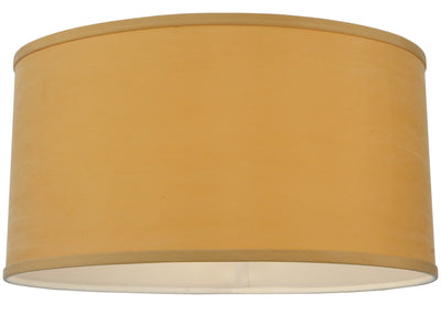 Meyda Lighting 129853 15.5"W X 8"H Microsuede Doeskin Drum Shade