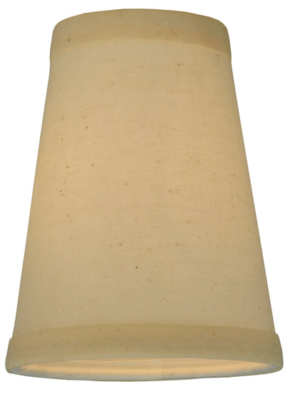 Meyda Lighting 130998 4"W X 5.25"H Natural Linen Shade