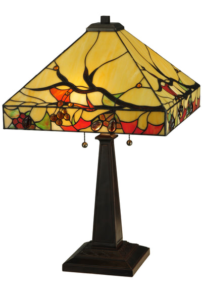 Meyda Lighting 131507 25"H Woodland Berries Table Lamp
