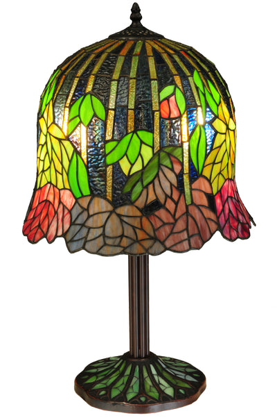 Meyda Lighting 134540 23"H Tiffany Honey Locust Base Table Lamp