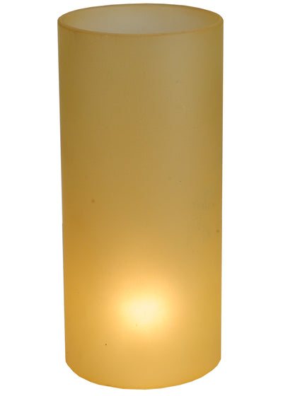 Meyda Lighting 137336 3.25"W Cylindre Beige Opal Glass Shade