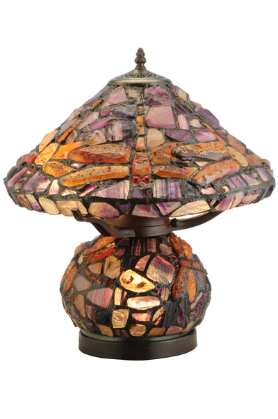 Meyda Lighting 138107 18.5"H Dragonfly Agata Table Lamp