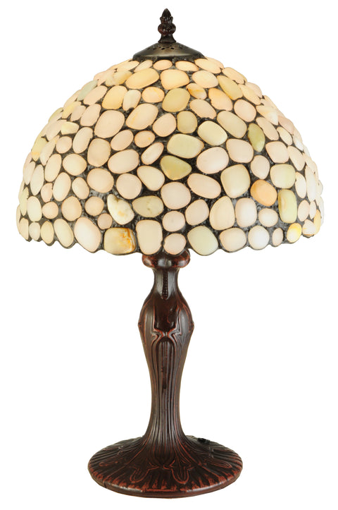 Meyda Lighting 138124 19"H Agata Opal Table Lamp
