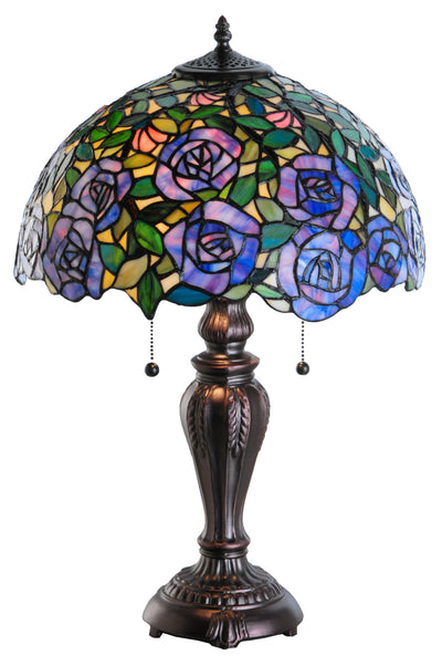 Meyda Lighting 138584 24"H Rosebush Table Lamp