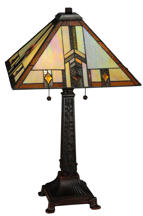 Meyda Lighting 138773 26"H Prairie Wheat Harvest Table Lamp