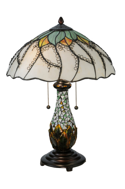 Meyda Lighting 139604 22.5"H Videira Florale Table Lamp