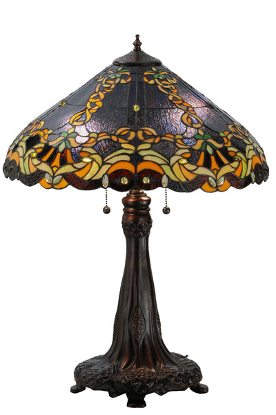 Meyda Lighting 143754 27"H Baroque Vine Table Lamp