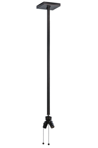 Meyda Lighting 145270 8.5"W Mission 2 LT Pendant Hardware