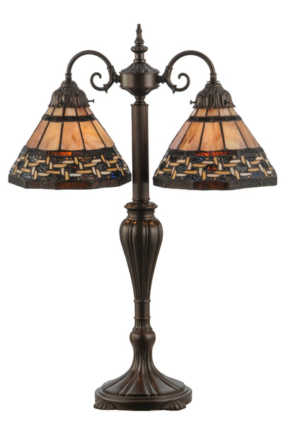 Meyda Lighting 147734 28"H Ilona 2 LT Table Lamp