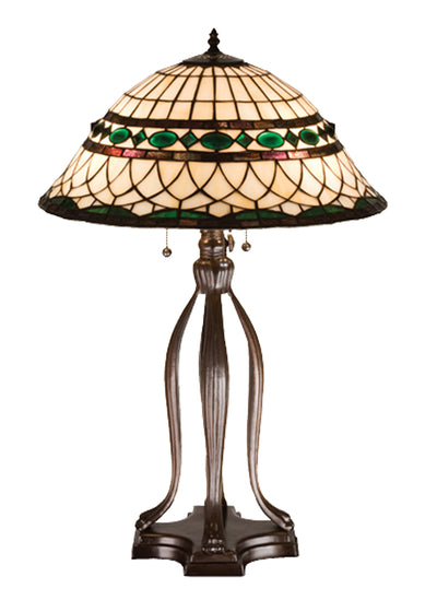 Meyda Lighting 15409 30"H Tiffany Roman Table Lamp