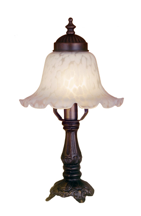 Meyda Lighting 16977 12.5"H Bell White Mini Lamp