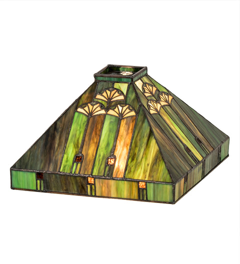 Meyda Lighting 195232 10"Sq Ginkgo Shade