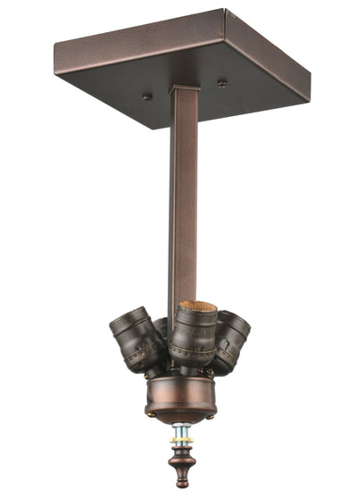 Meyda Lighting 132321 13"H Mission Flushmount